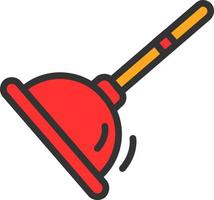 Plunger Vector Icon Design