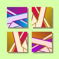 Abstract background with shapes. Suitable for social media post and web internet ads. Vector illustration with