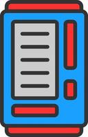 Vending Machine Vector Icon Design