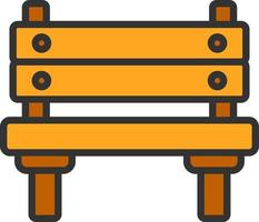 Bench Vector Icon Design