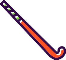 diseño de icono de vector de palo de hockey