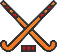 diseño de icono de vector de hockey