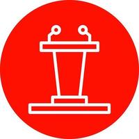 Podium Vector Icon Design