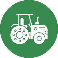 Tractor Vector Icon Design