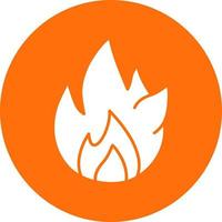 diseño de icono de vector de fuego