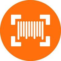 Barcode Scan Vector Icon Design