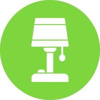 Floor Lamp Vector Icon Design