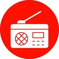 diseño de icono de vector de radio