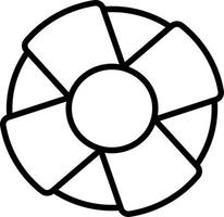 Life Preserver Vector Icon Design
