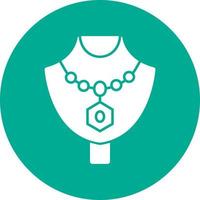 diseño de icono de vector de collar