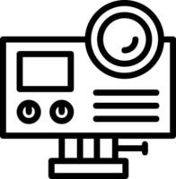 Action Camera Vector Icon Design