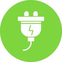 Electric Plug Vector Icon Design