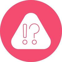 Exclamation Mark Vector Icon Design