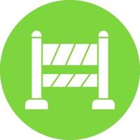 Road Block Vector Icon Design