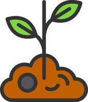 Sprout Vector Icon Design