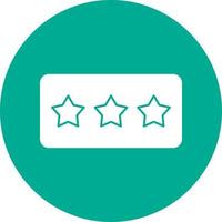 Star Rating Vector Icon Design