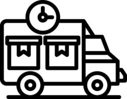 Delivery Time Vector Icon Design