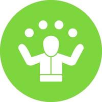 Juggling Vector Icon Design