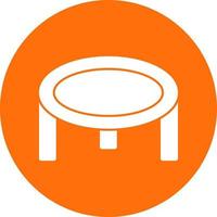 Trampoline Vector Icon Design