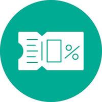 Ticket Vector Icon Design