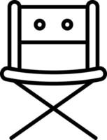 Direstors Chair Vector Icon Design
