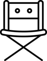 Direstors Chair Vector Icon Design