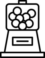 Candy Machine Vector Icon Design