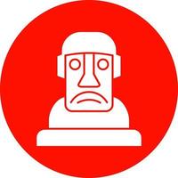 Moai Vector Icon Design