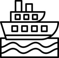 Cruise Vector Icon Design