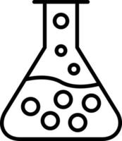 Flask Vector Icon Design