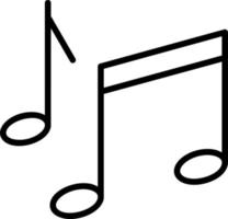 Musical Note Vector Icon Design