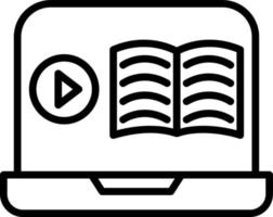 Online Course Vector Icon Design