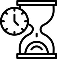 diseño de icono de vector de reloj de arena