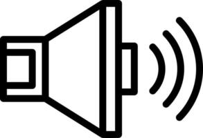 Speaker Vector Icon Design