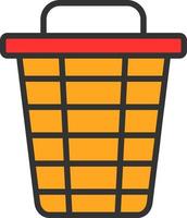 Trash Bin Vector Icon Design