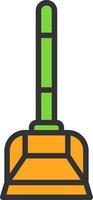 Dustpan Vector Icon Design