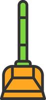 Dustpan Vector Icon Design