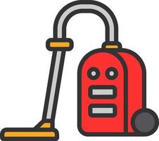 Vacuum Cleaner Vector Icon Design