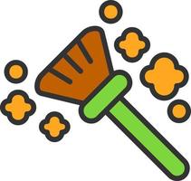 Feather Duster Vector Icon Design