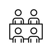 corporate finance icon flat line style vector for graphic and web design