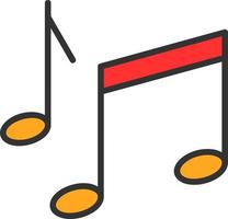 Musical Note Vector Icon Design