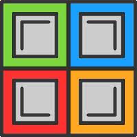 Blocks Vector Icon Design