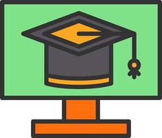 E Learning Vector Icon Design