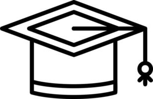 Mortarboard Vector Icon Design