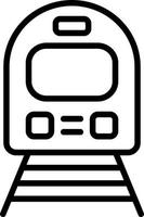 diseño de icono de vector de tren