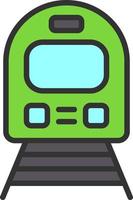 diseño de icono de vector de tren