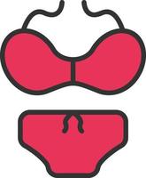 Swimsuit Vector Icon Design