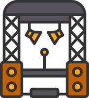 Stage Vector Icon Design