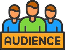 Audience Vector Icon Design