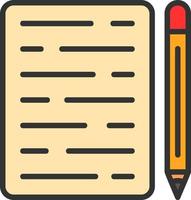 Writing Vector Icon Design